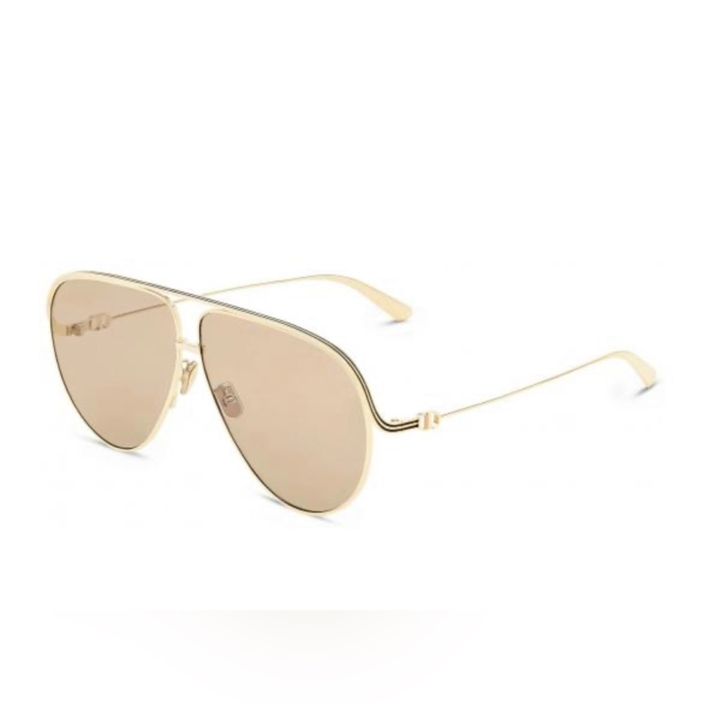 Dior Gold Aviator Sunglasses